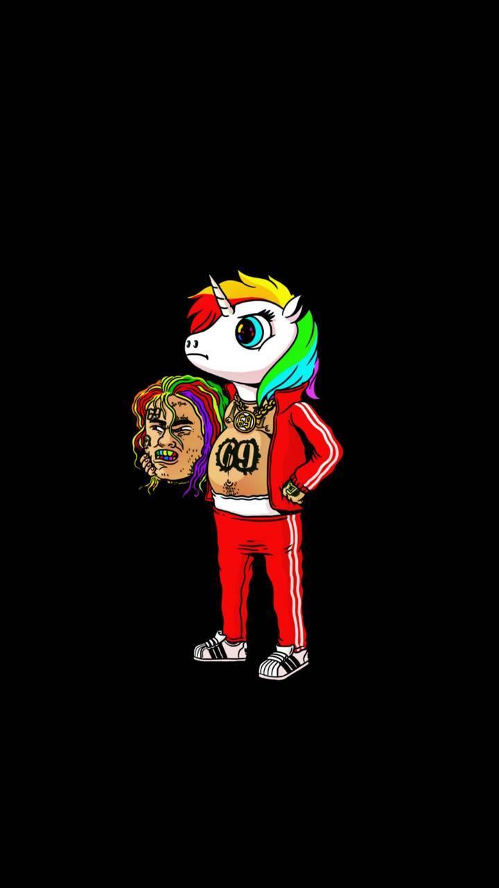 720x1280 Cool Wallpaper Cartoon 6ix9ine Wallpaper