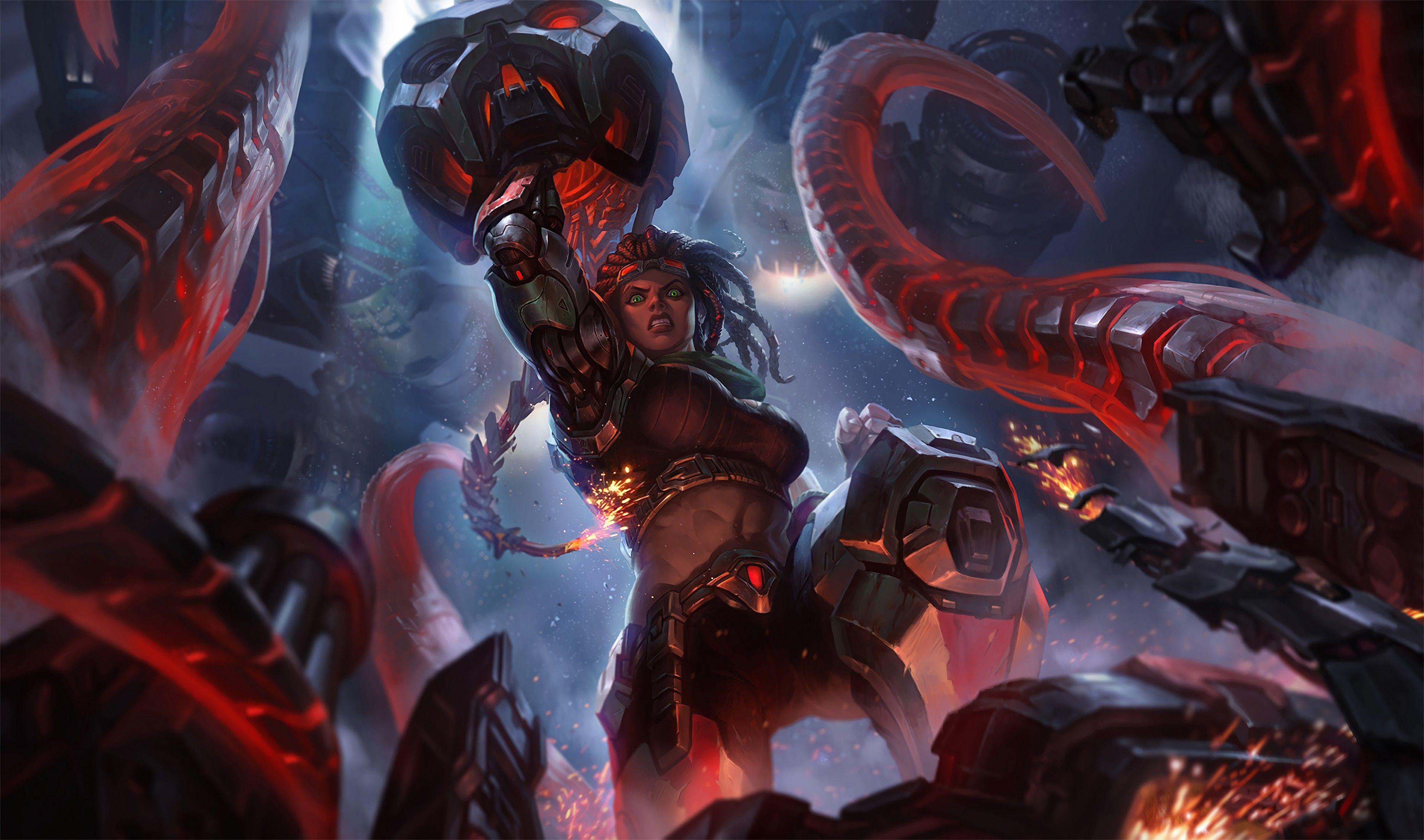 3840x2266 Resistance Illaoi. Wallpaper & Fan Arts. League Of Legends