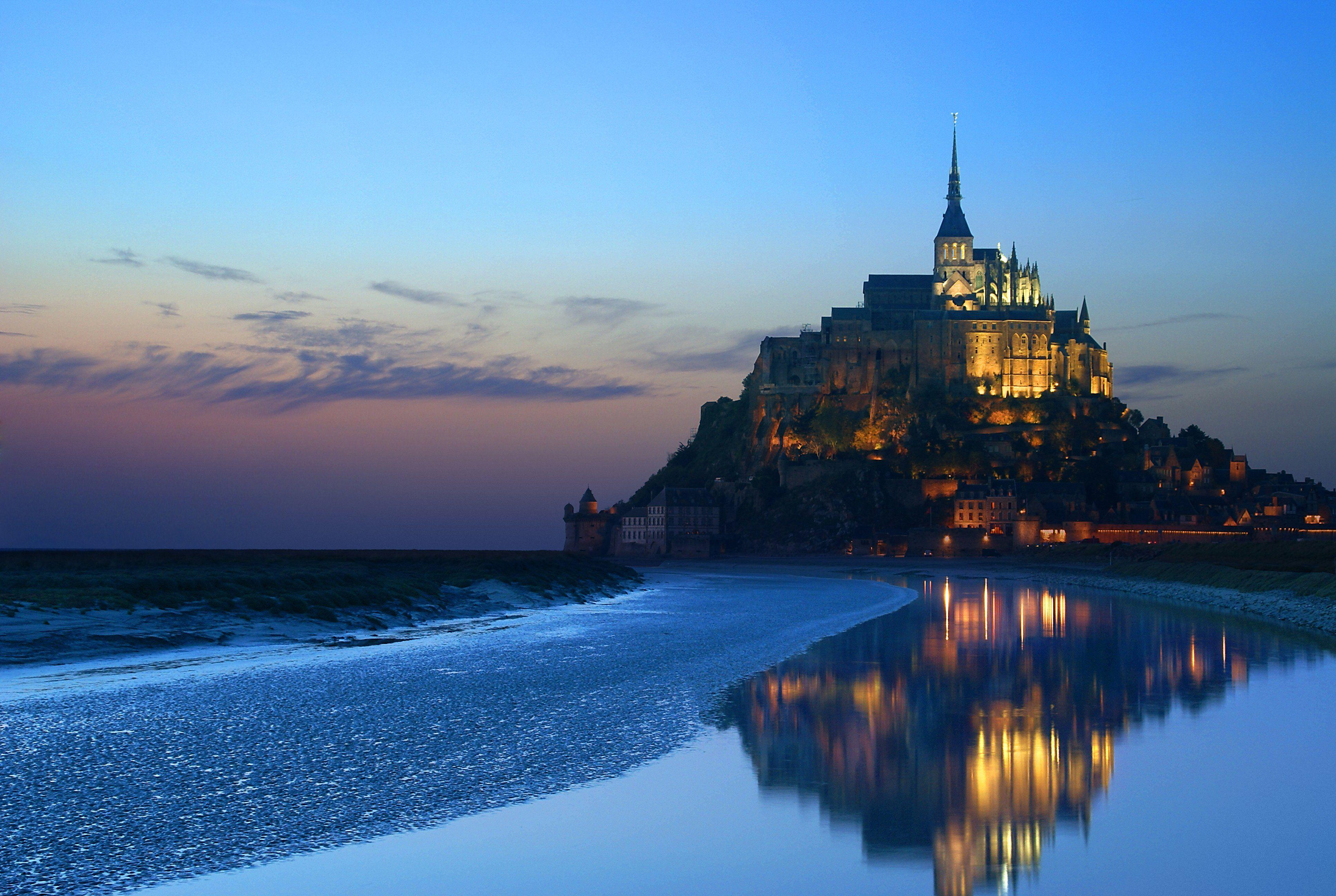 3864x2592 Le Mont Saint Michel Castle French France Saint Michel Monastery
