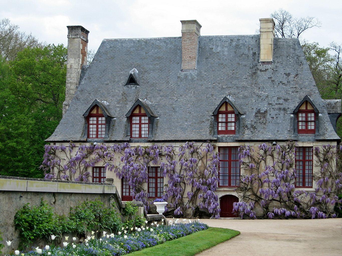 1365x1024 Picture France Chateau de Chenonceau Castles Cities