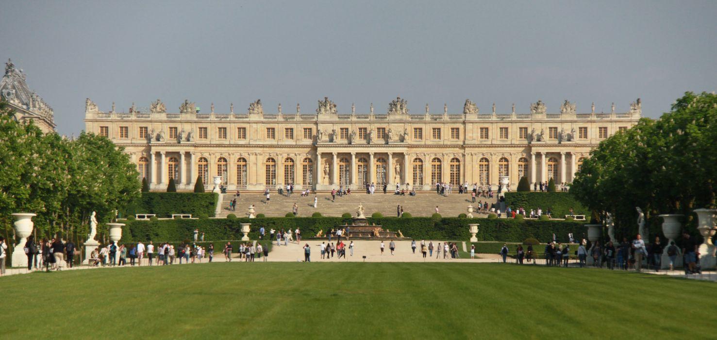 1477x700 CHATEAU de VERSAILLES palace france french building wallpaper