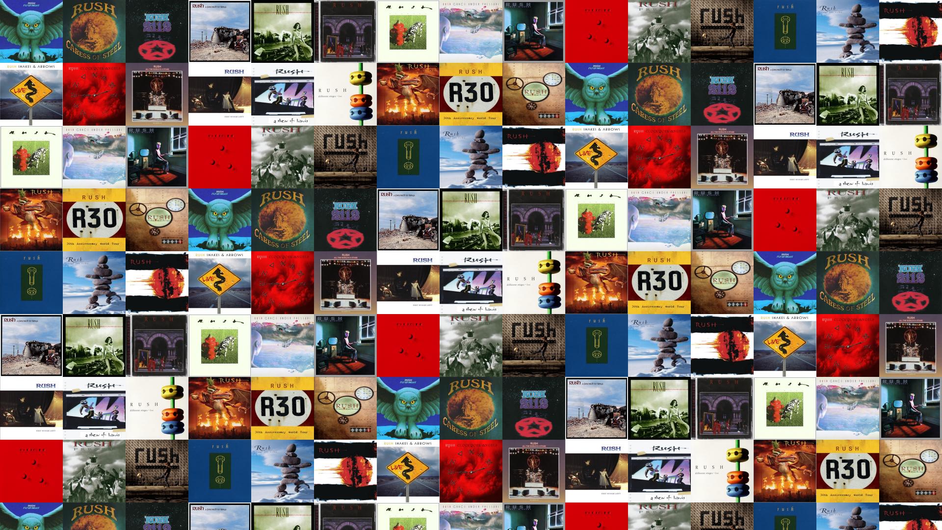 1920x1080 Rush Album Covers Wallpaper
