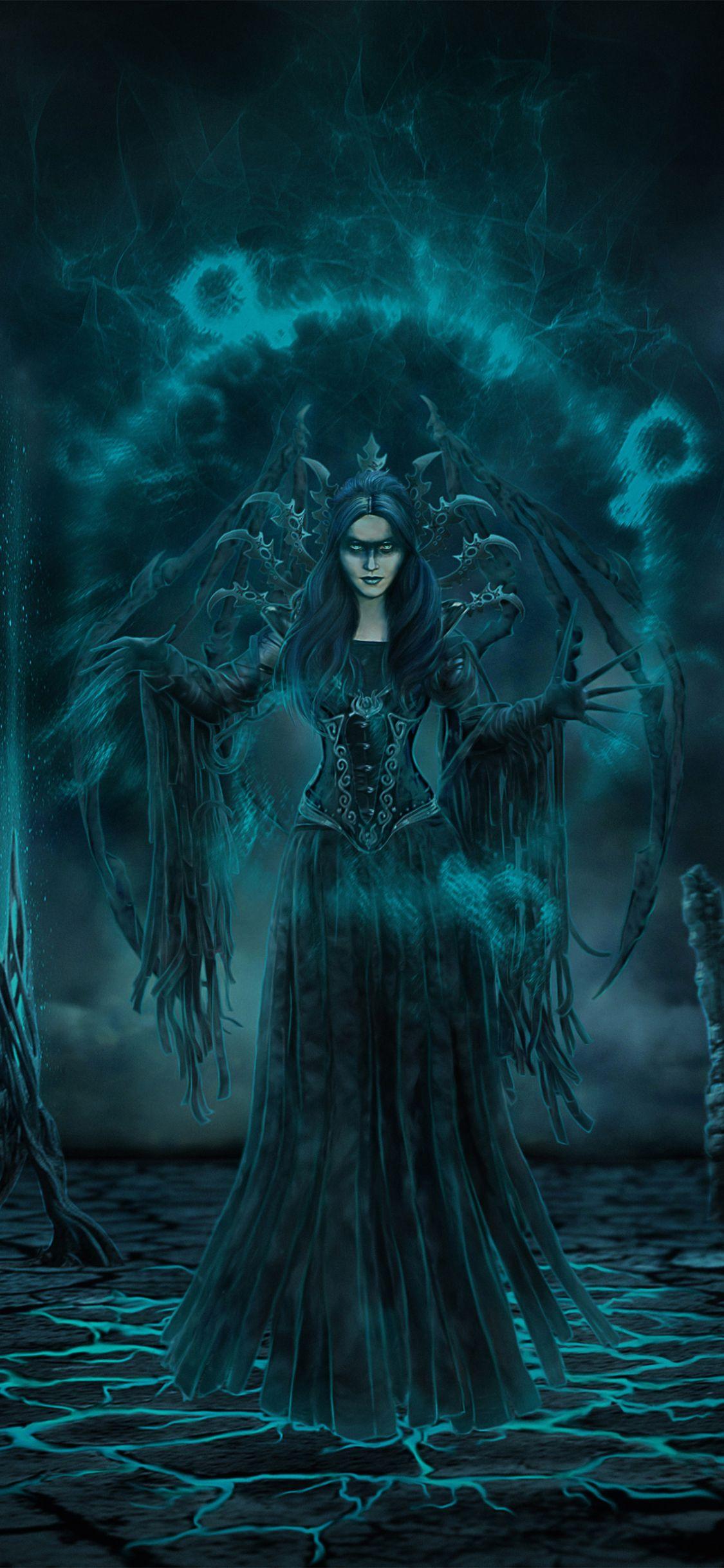 1125x2436 Fantasy Witch (1125x2436) Wallpaper