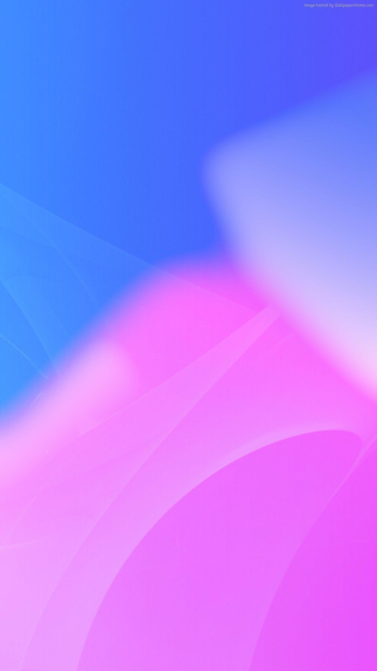 1242x2208 iOS 11, màu hồng, xanh lam, trừu tượng, táo, hình nền, iPhone x, iPhone 8
