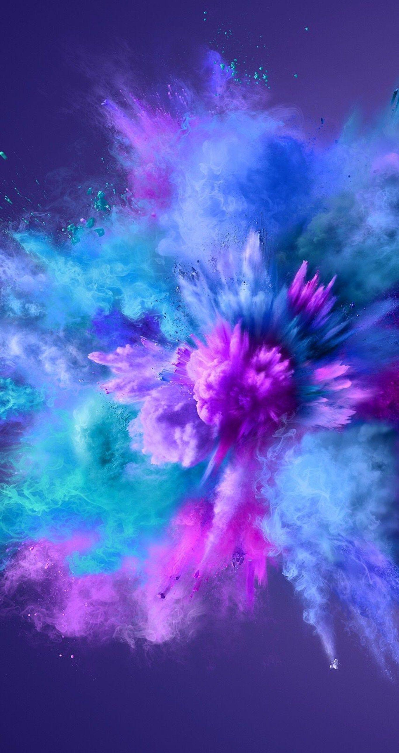 HD wallpaper abstract cube cyan purple blue digital art  Wallpaper  Flare