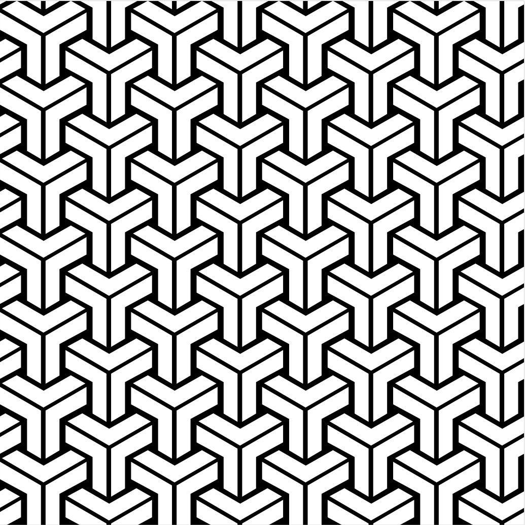1035x1035 Geometric Print Wallpaper