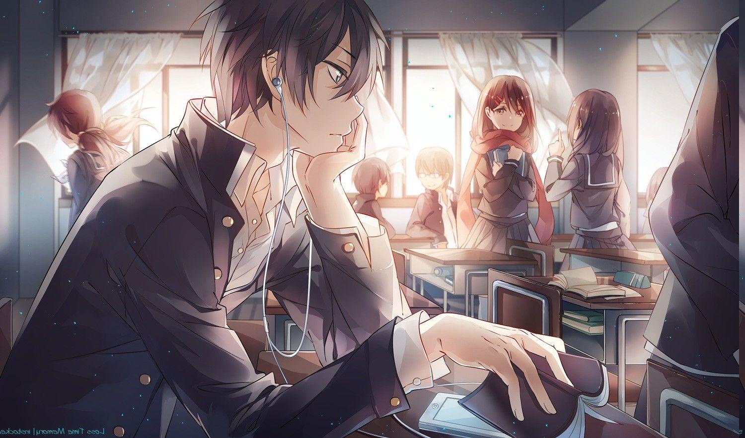 1500x883 anime, School Uniform, Kagerou Project, Enomoto Takane, Kisaragi