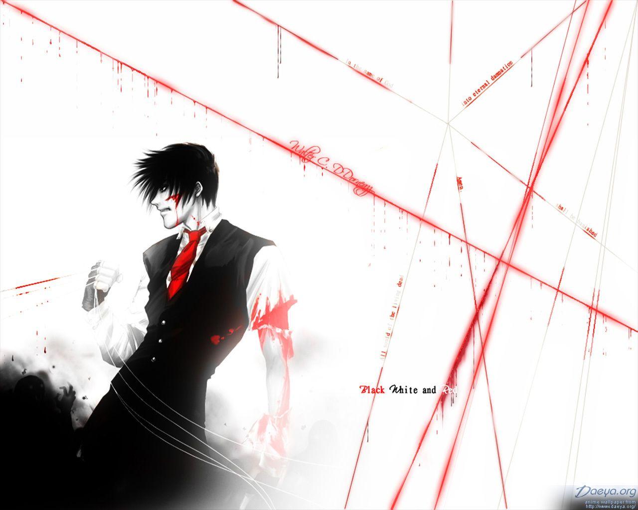 White And Red Anime Wallpapers Top Free White And Red Anime Backgrounds Wallpaperaccess