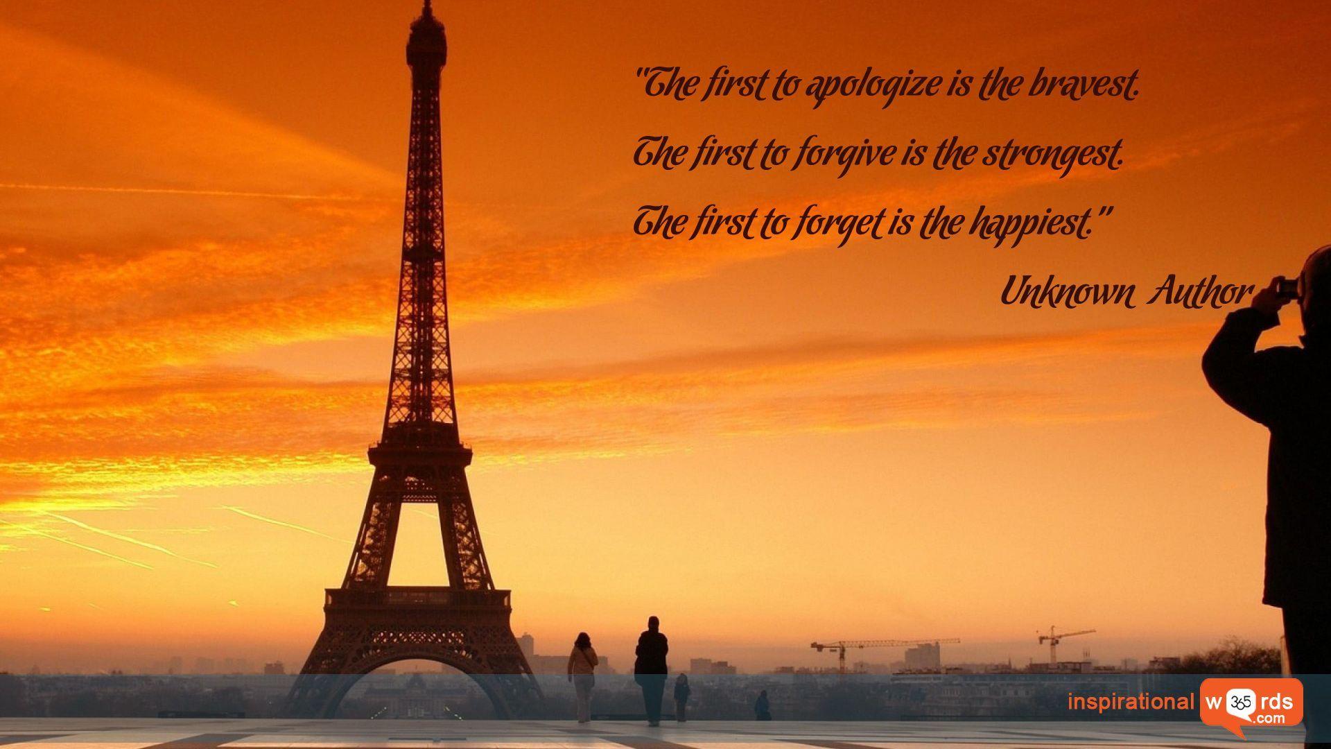 1920x1080 Inspirational Wallpaper Quote. Unknown Author “The first to