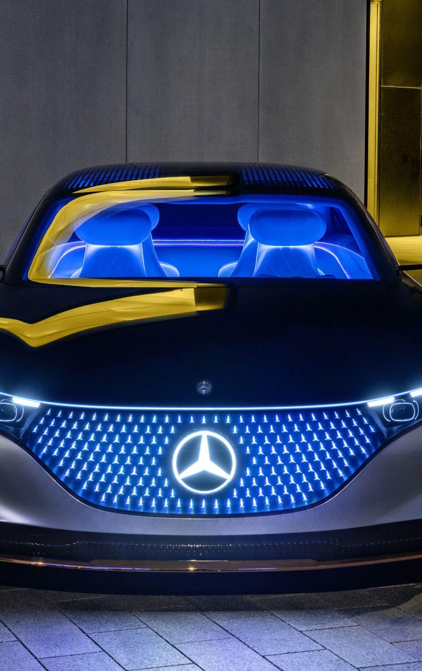 840x1336 Download Mercedes Benz Vision EQS, Electric Cars Wallpaper