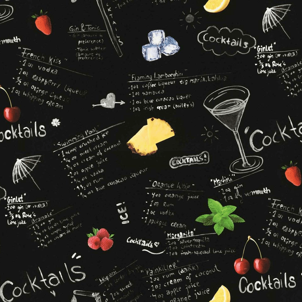 1000x1000 Free download Erismann Instawalls Cocktail Bar Recipes Non Woven