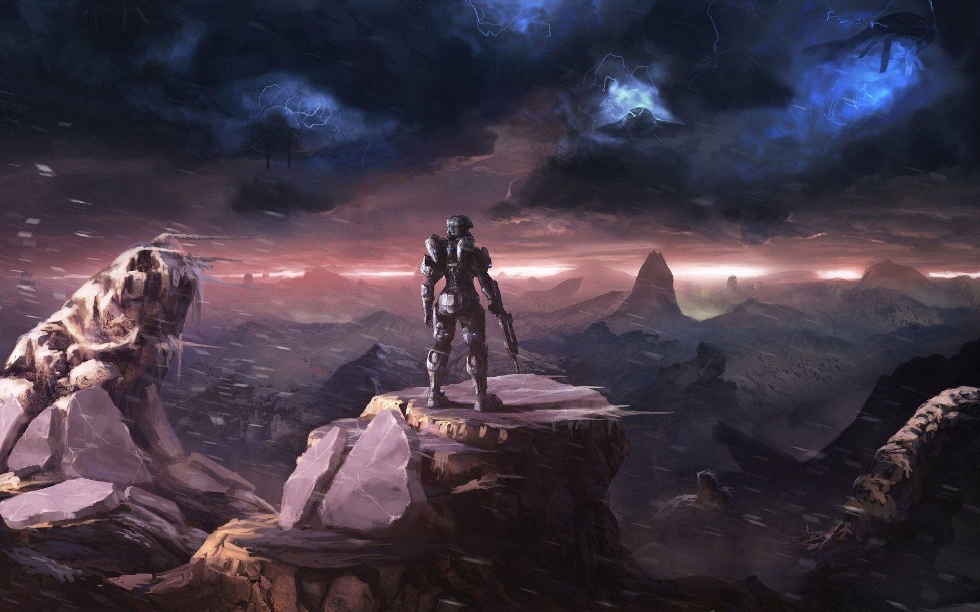1920x1200 Futuristic, Robot, Fantasy Wallpaper, Action, Beautiful, Shooter