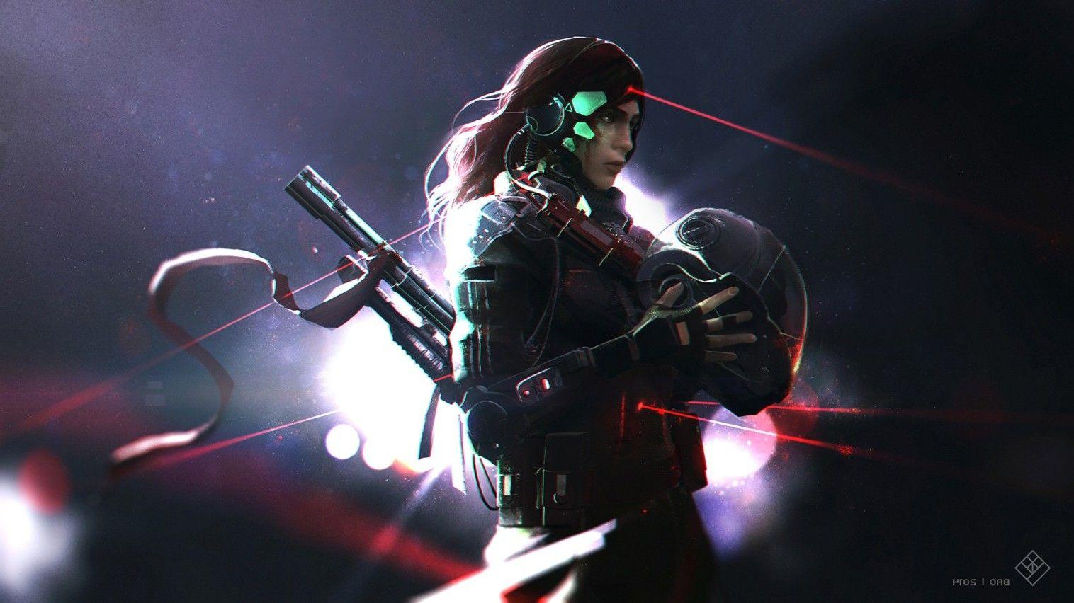 1516x852 Artwork Fantasy Art Concept Art Women Redhead Warrior