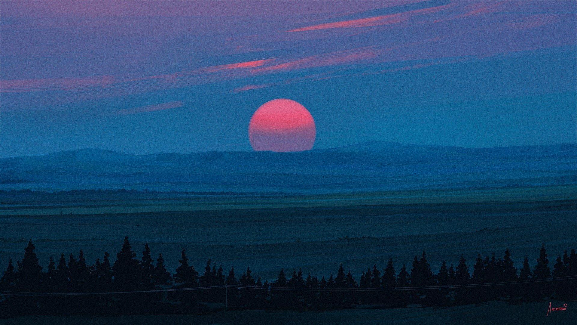 1920x1080 1920x1080 sunset HD best wallpaper for desktop. Art