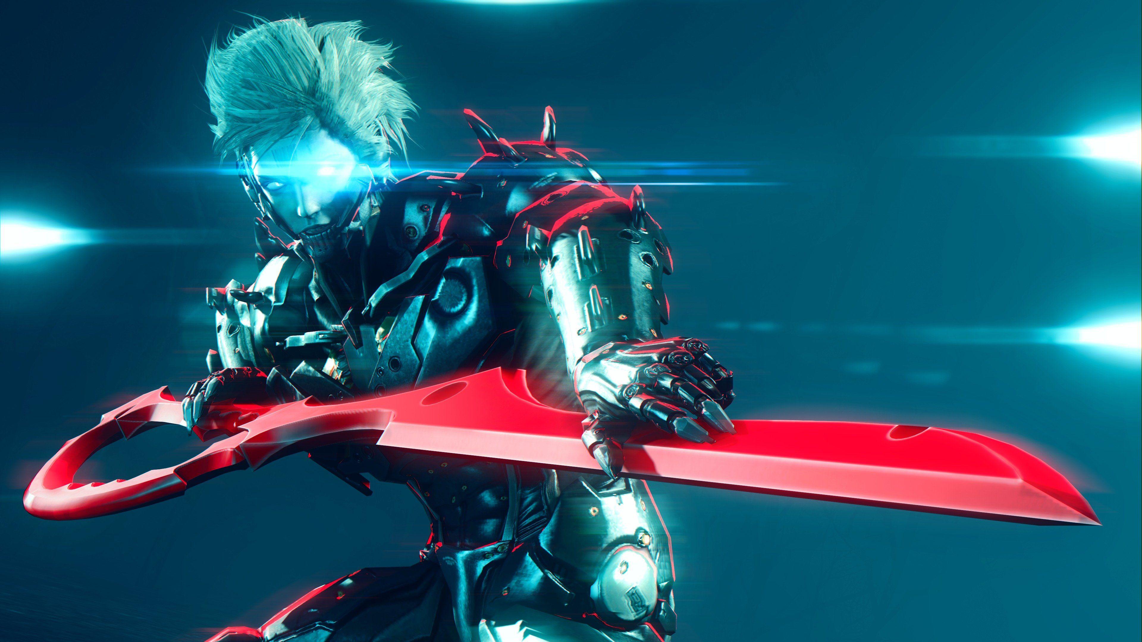 3840x2160 METAL GEAR RISING Revengeance Fighting Cyborg Robot Warrior Sci Fi
