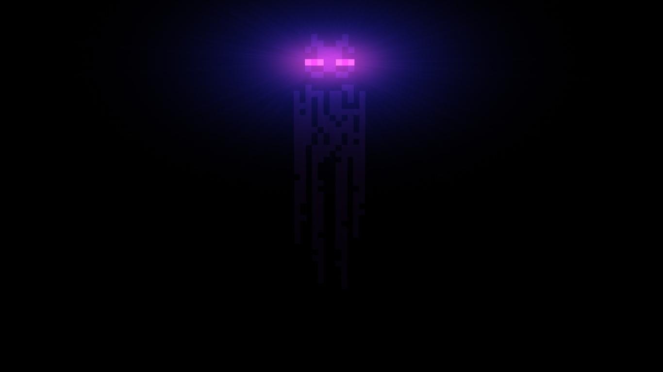 1366x768 Enderman Wallpaper