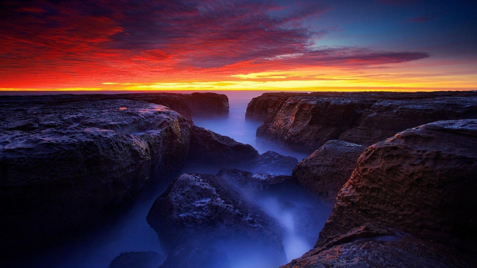 1920x1080 Beautiful Late Sunset For 1920 X 1080 Hdtv 1080p Resolution