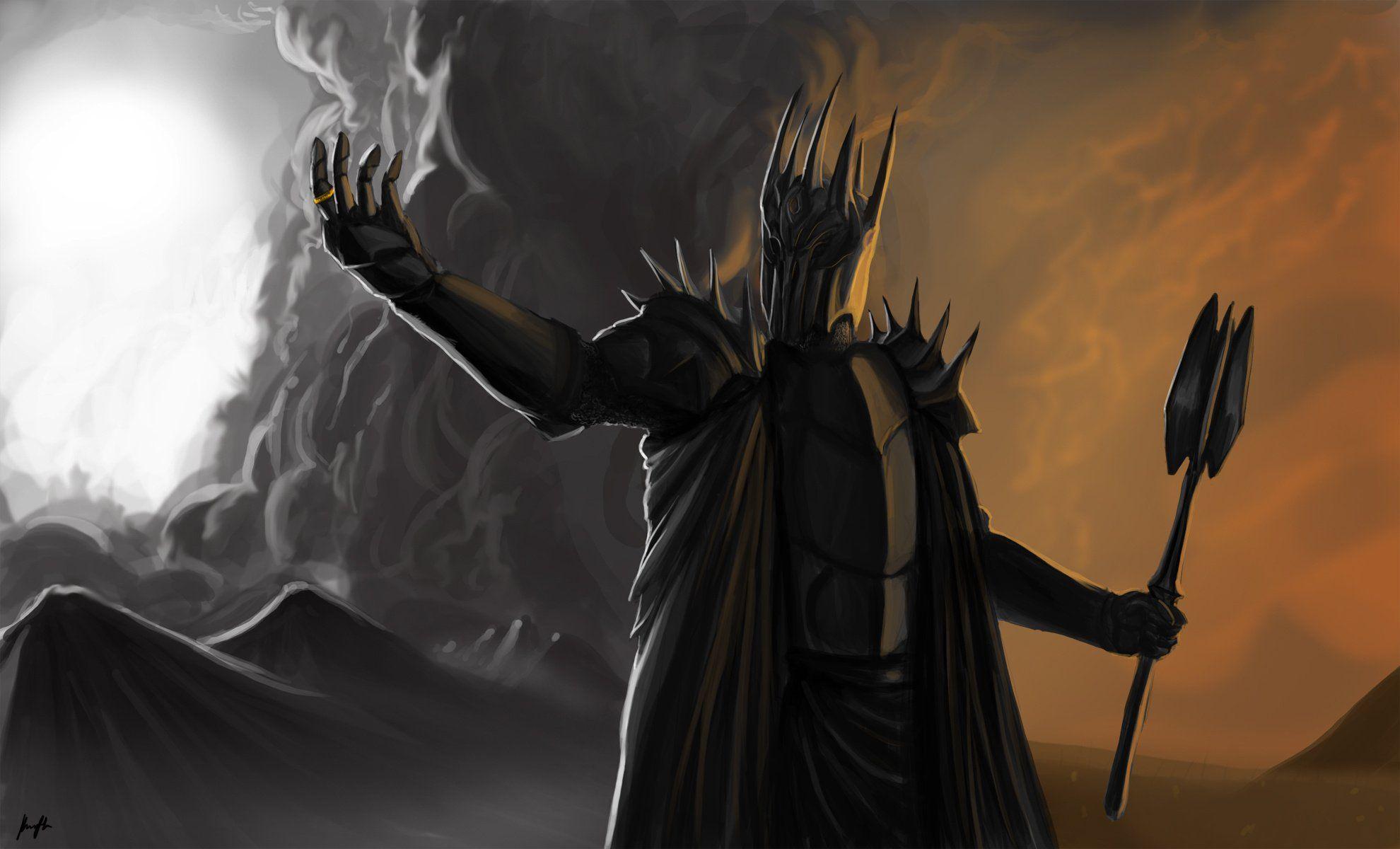 1980x1200 arts, Lord, Of, The, Rings, Dark, Lord, Sauron Wallpaper HD