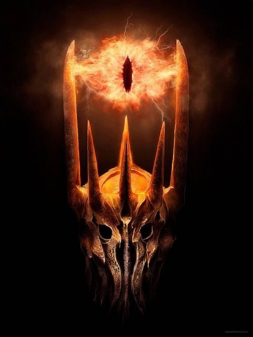 960x1280 Sauron Dark Lord wallpaper