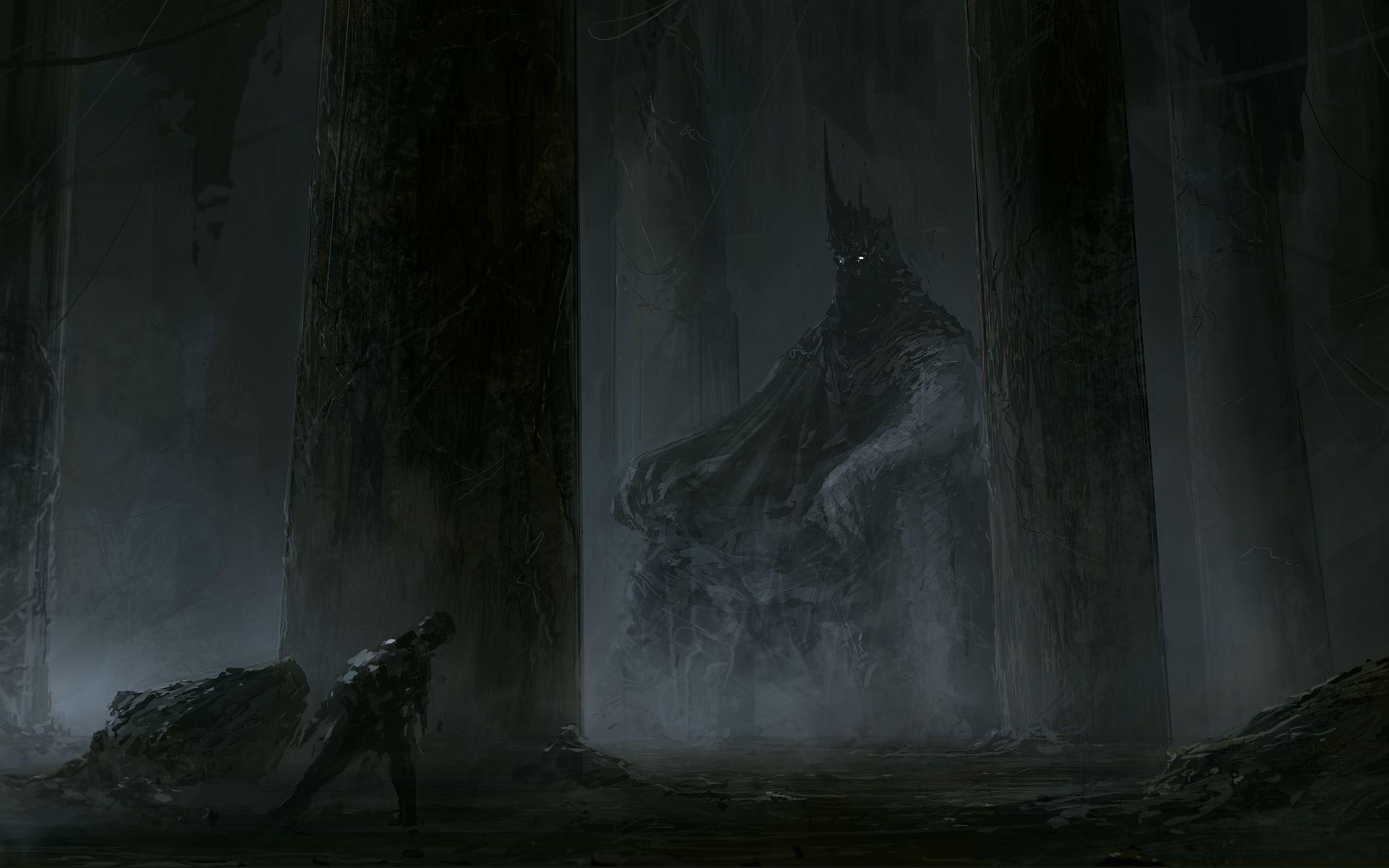 1920x1200 dark lord of the forest. Dark desktop background