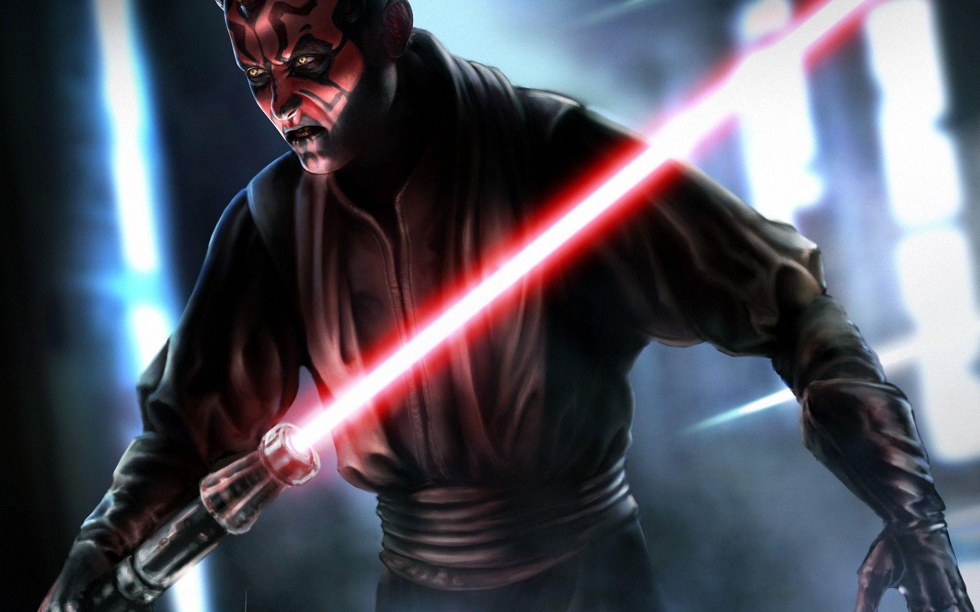1920x1200 art, Jedi, Star, Wars, Sith, Darth, Maul, Sith, Lord, Sword, Light