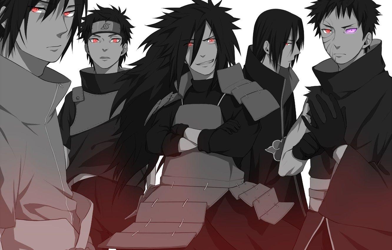 1332x850 Wallpaper art, guys, Naruto, Naruto, Uchiha, clan image for desktop, section прочее