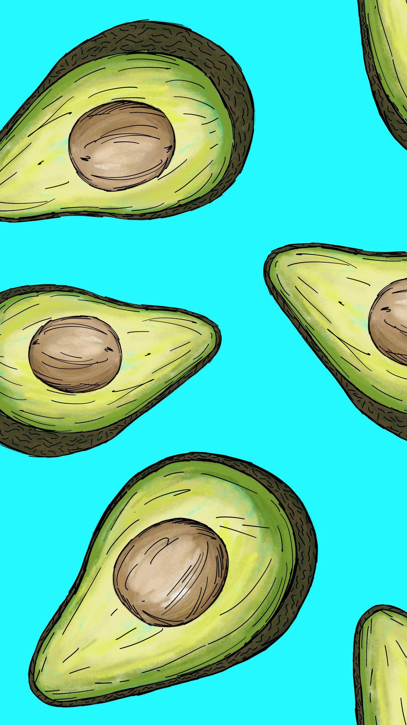 1350x2400 Download wallpaper 1350x2400 avocado, art, fruit iphone 8+/7+/6s+/for parallax HD background
