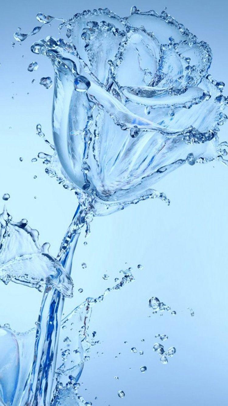 750x1334 iPhone Water Drop Wallpaper