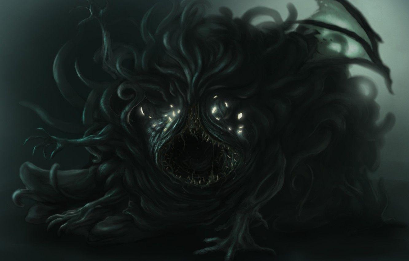 1332x850 Wallpaper Lovecraft, Necronomicon, Shoggoth image for desktop