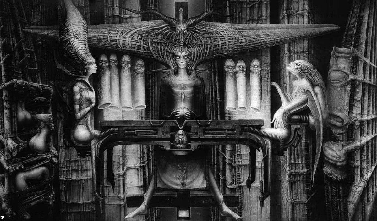 1200x703 h.r giger art. Wallpaper Photo Art: HR Giger Wallpaper, Art