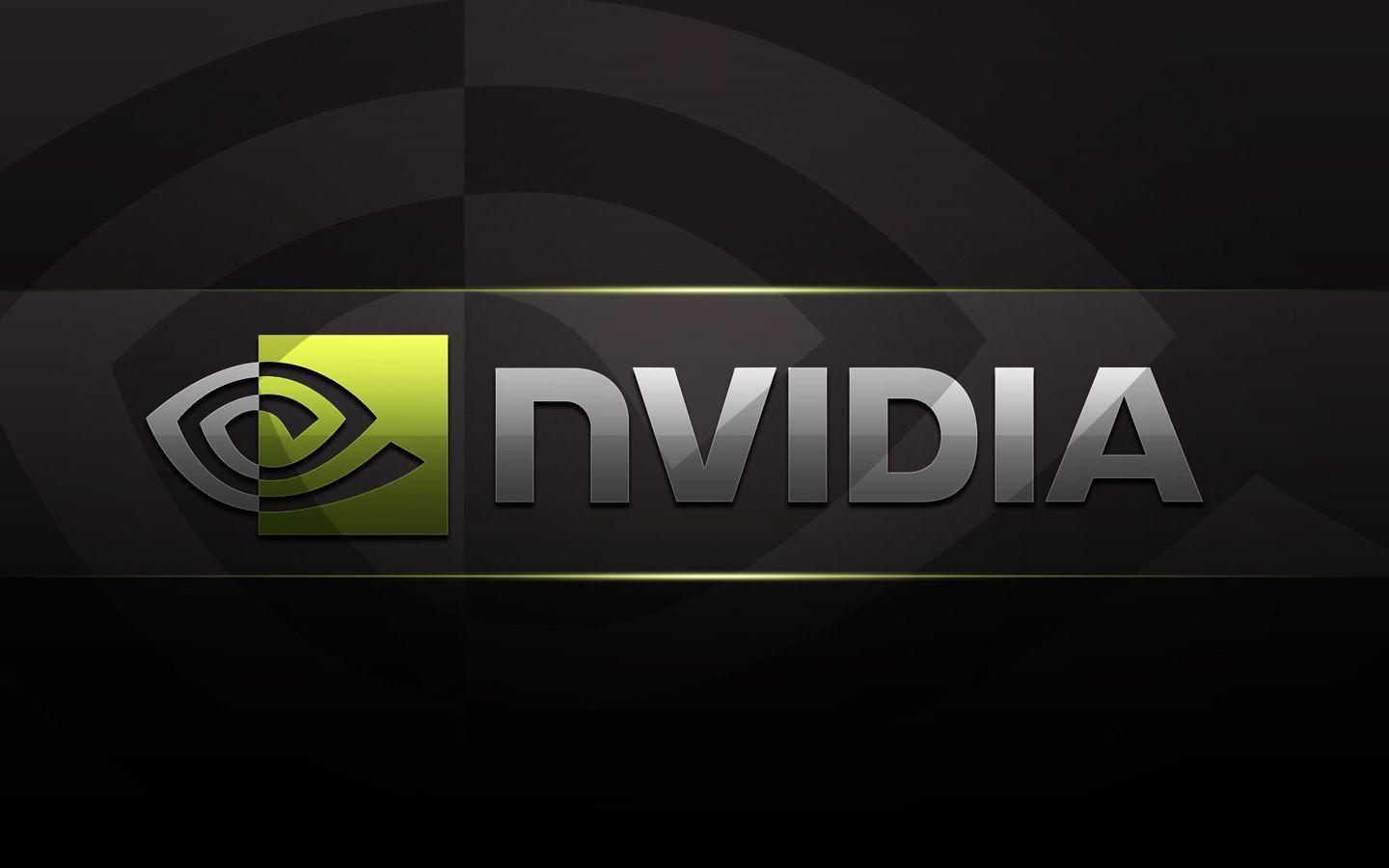 1440x900 Free download Nvidia Logo Full HD Black And Green Wallpaper