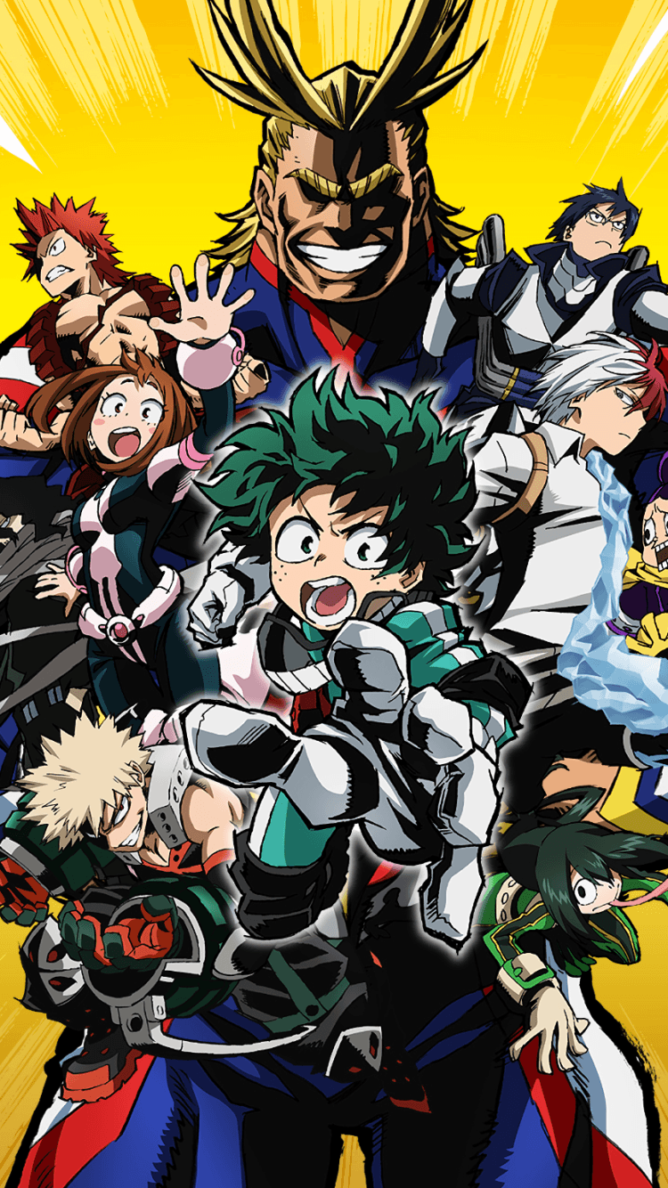 MHA Phone Wallpapers Top Free MHA Phone Backgrounds WallpaperAccess