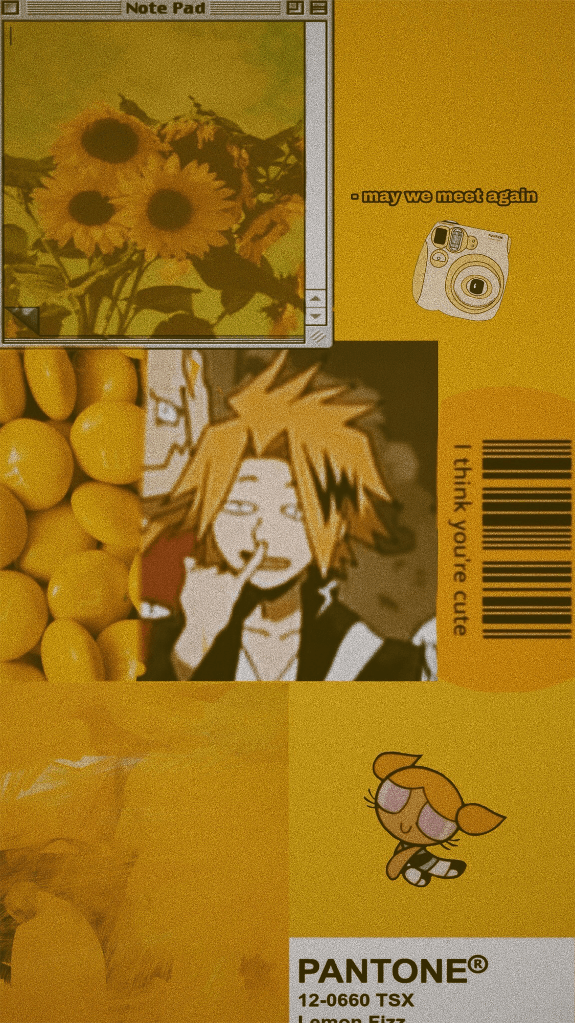 1125x2000 So here's the wallpaper I did of both Bakugo and Uraraka and denki