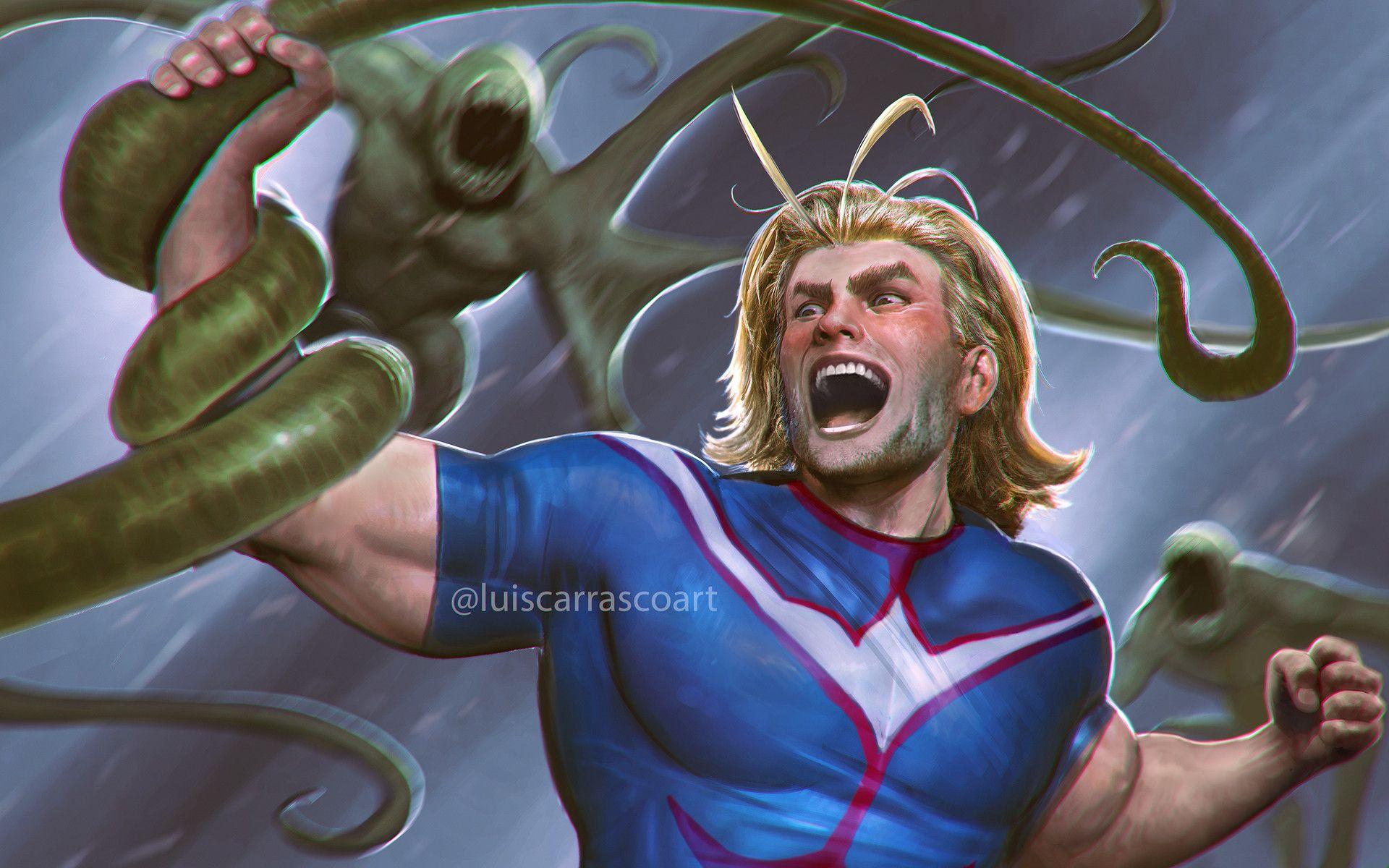 1920x1200 Wallpaper: All Might, My Hero Academia .