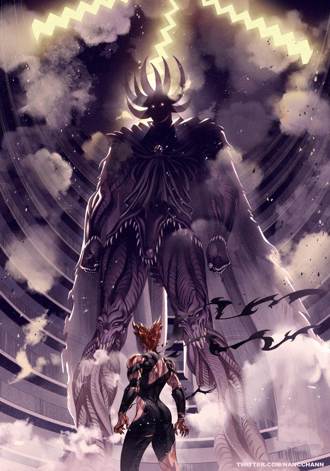 1052x1500 i drew garou vs orochi! em 2020. Anime, Animes dublados, Personagens