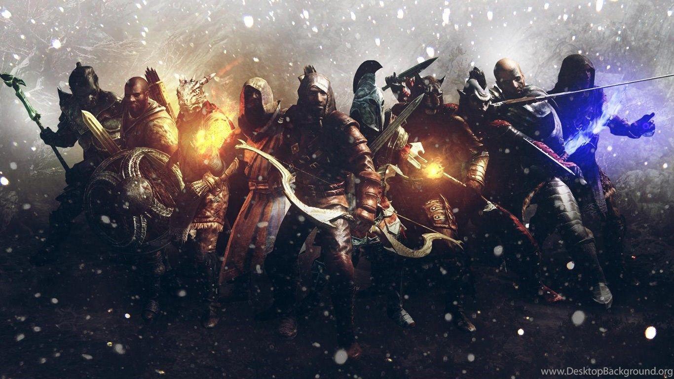 1366x768 Wallpaper Warriors Orochi Free The Elder Scrolls V Skyrim