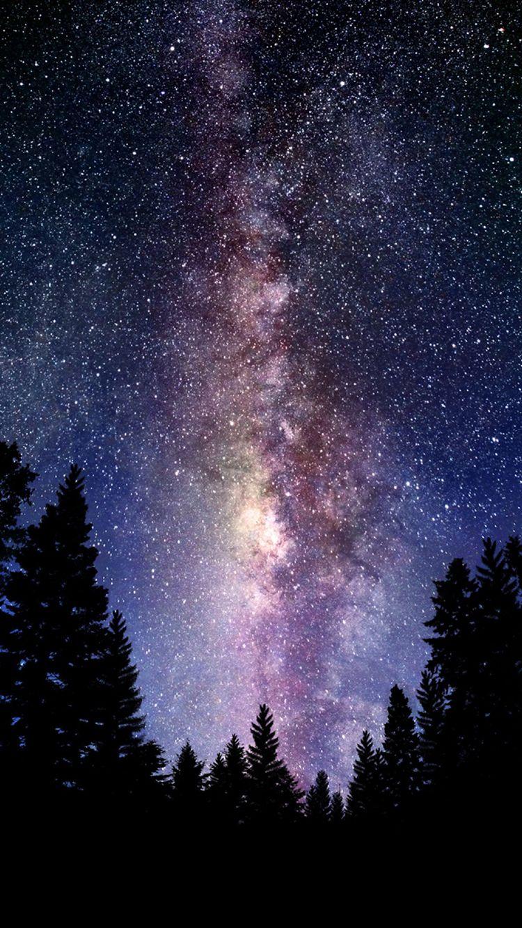 galaxy stars iphone wallpaper