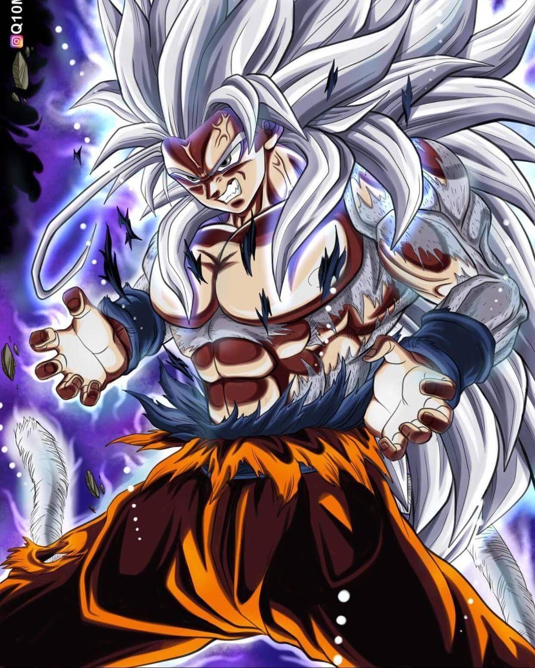 goku ssj 5 legendaire Fotomontagem