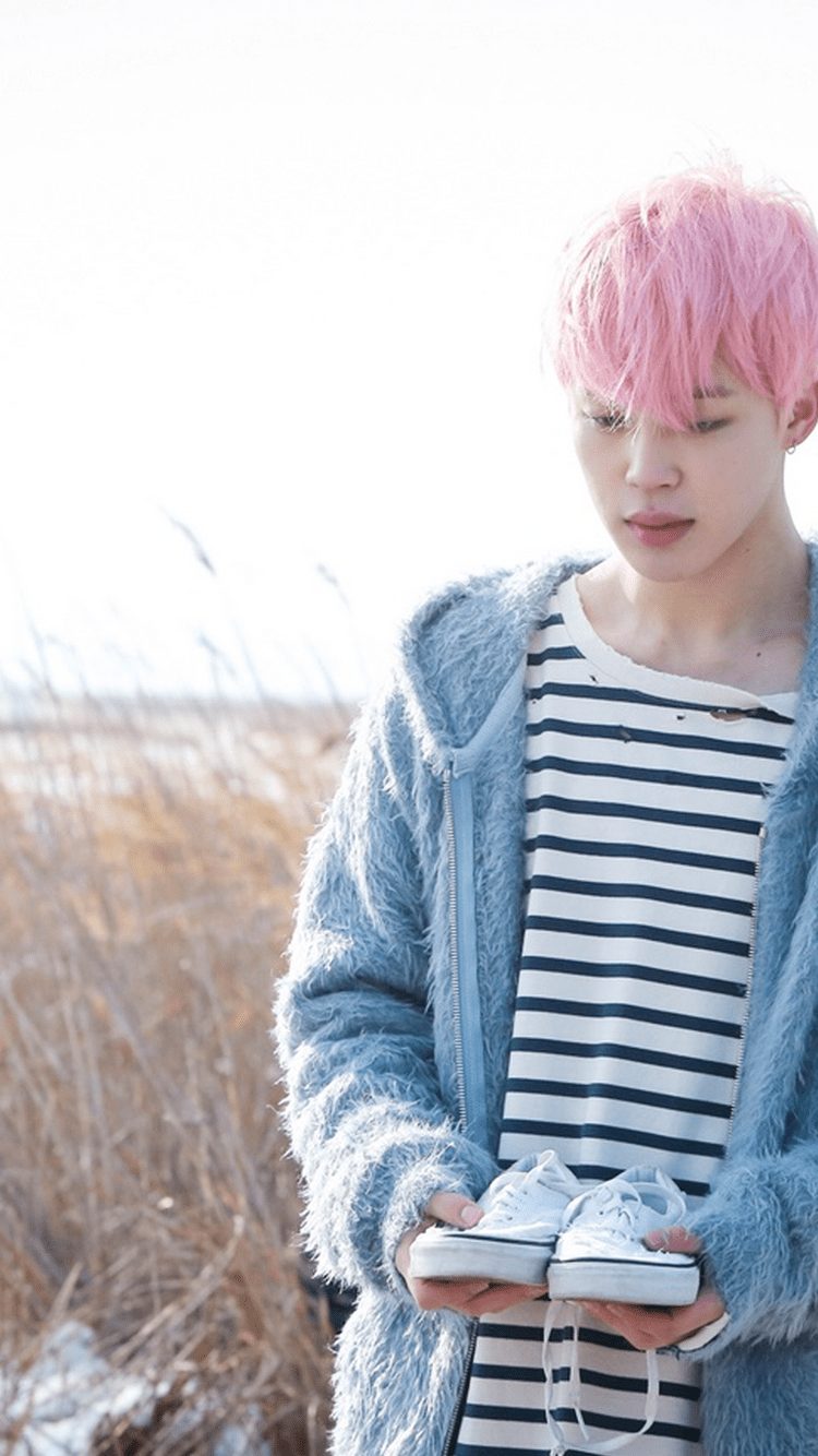 750x1334 BTS ( JIMIN ) Wallpaper {SPRING DAY} “Edit by me. ”