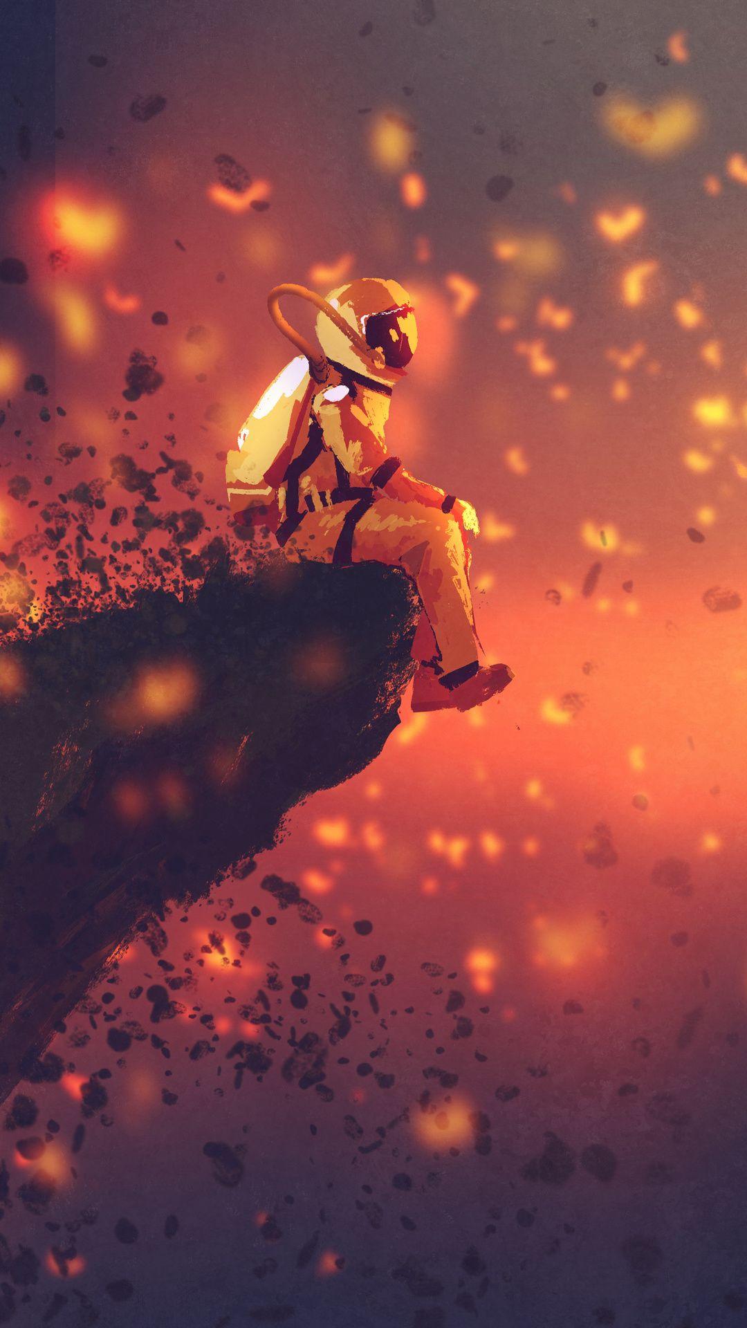 1080x1920 Astronaut Tumblr Wallpaper