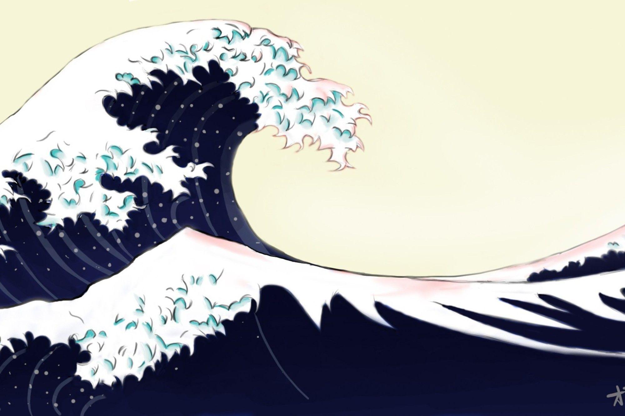 2000x1333 Hình nền đại dương xanh cho tác phẩm nghệ thuật kanagawa wave off tuyệt vời.  AllWallpaper