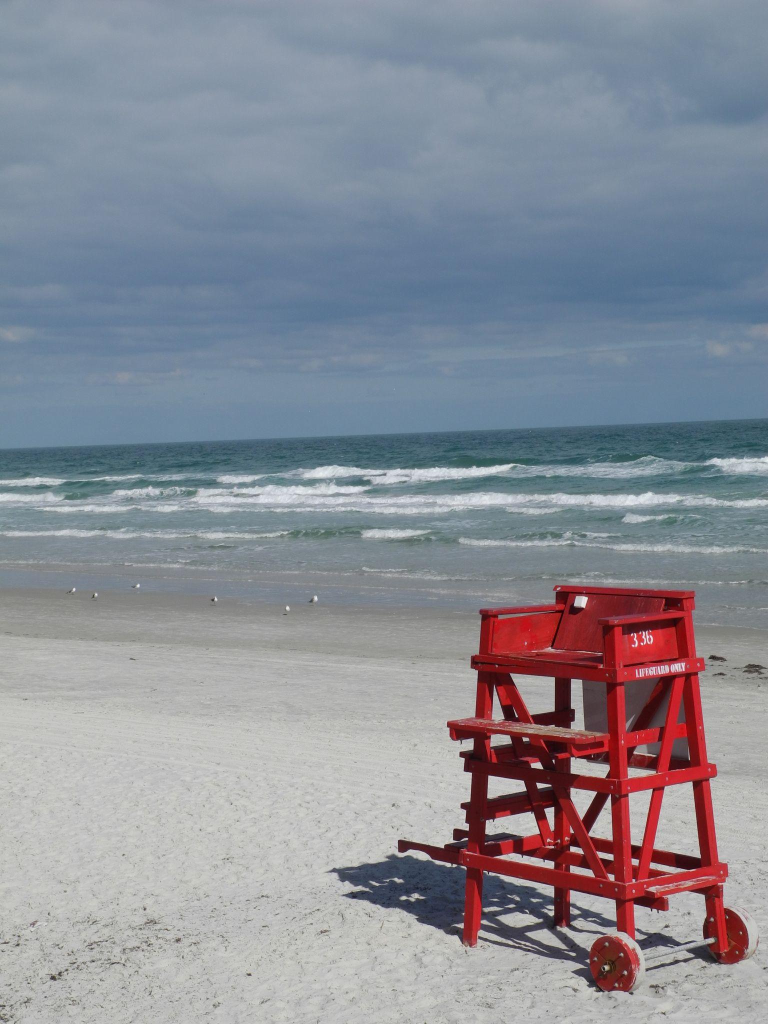 1536x2048 Lifeguard chair beach on a cold day