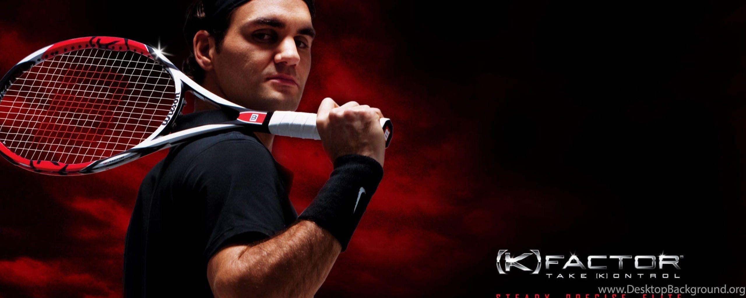 2560x1024 Download Wallpaper 2560x1024 Roger Federer, Racket, Tennis Player