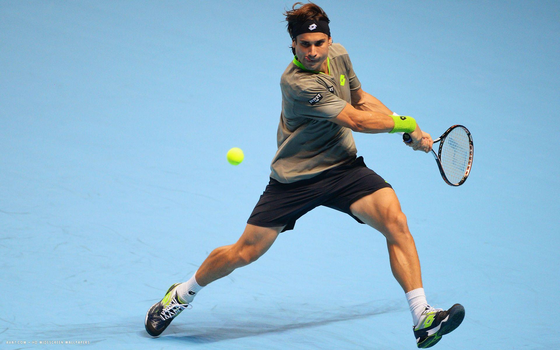 1920x1200 david ferrer tennis player HD widescreen wallpaper / male tennis