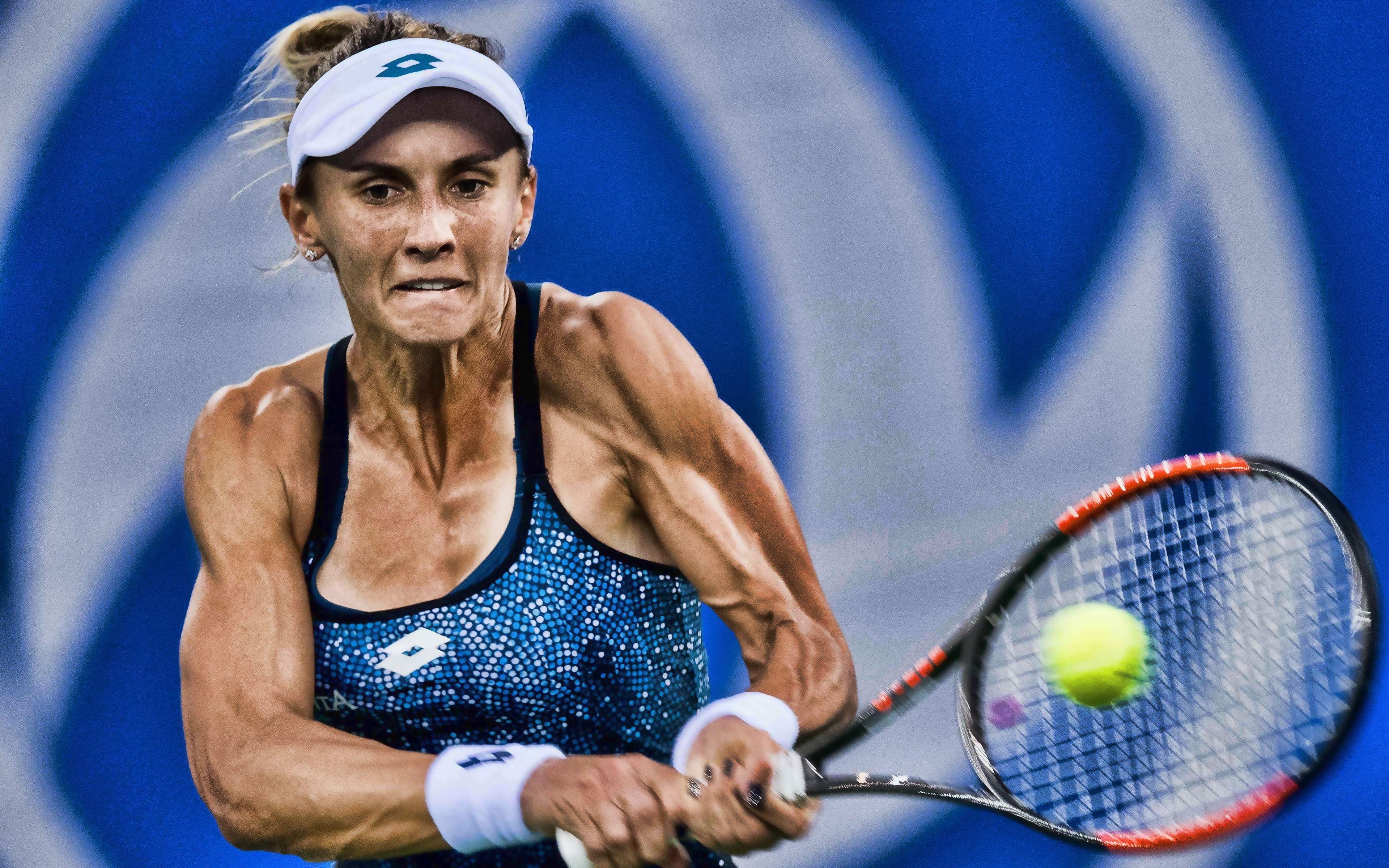 3840x2400 Download wallpaper Lesia Tsurenko, 4k, Ukrainian tennis players