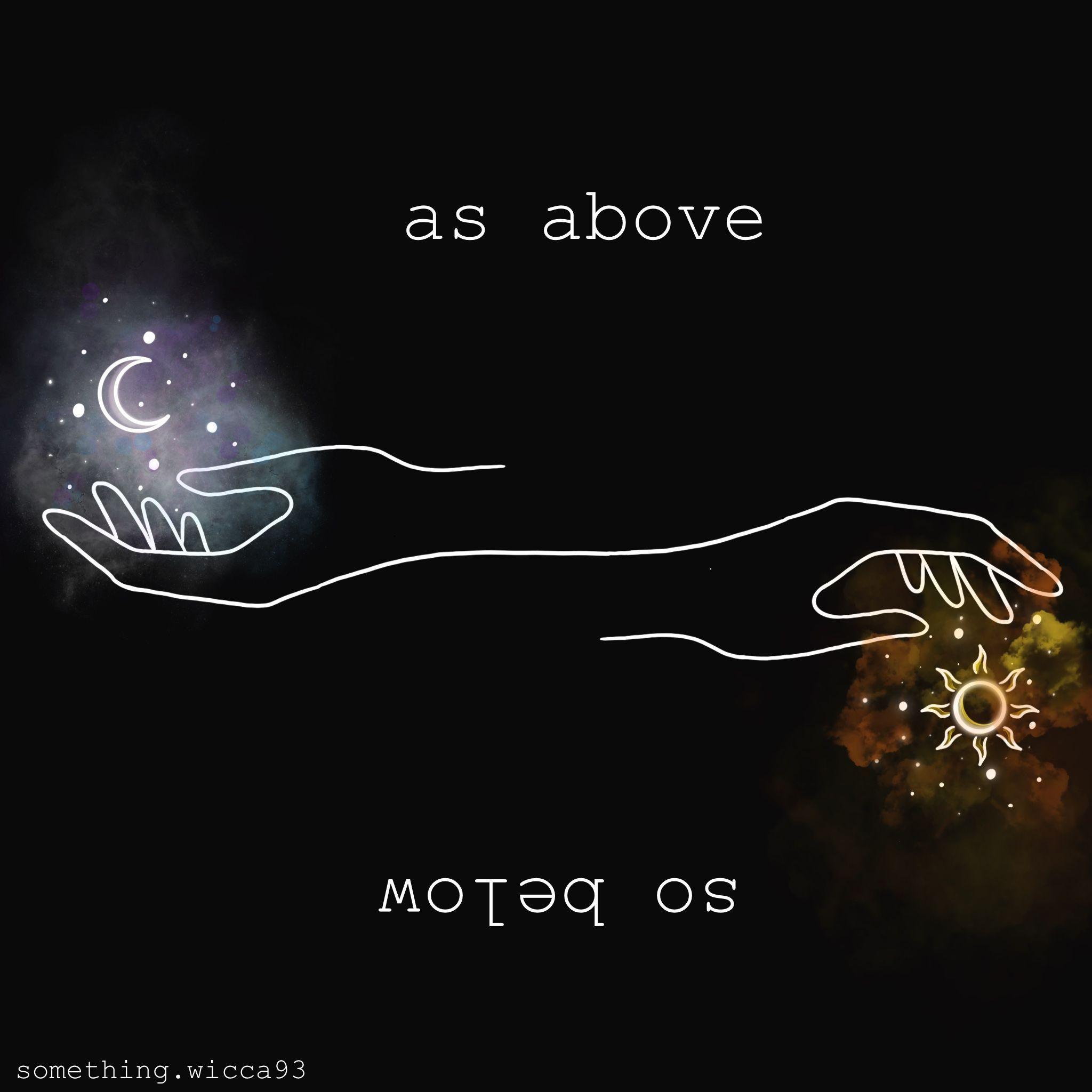 2048x2048 As Above, so below, as without, so within, as the universe, so