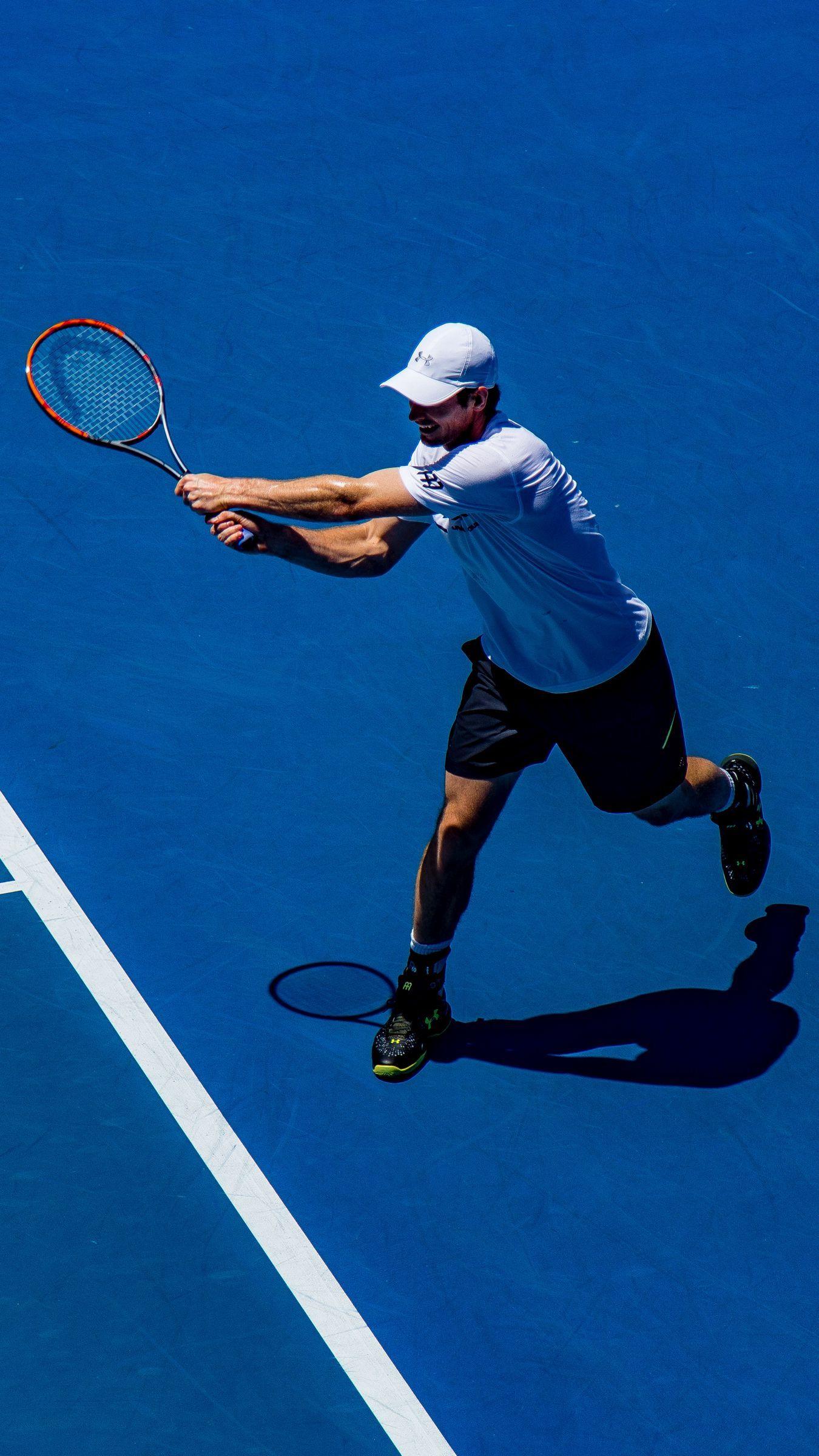 1350x2400 Download wallpaper 1350x2400 tennis player, tennis, court, racket