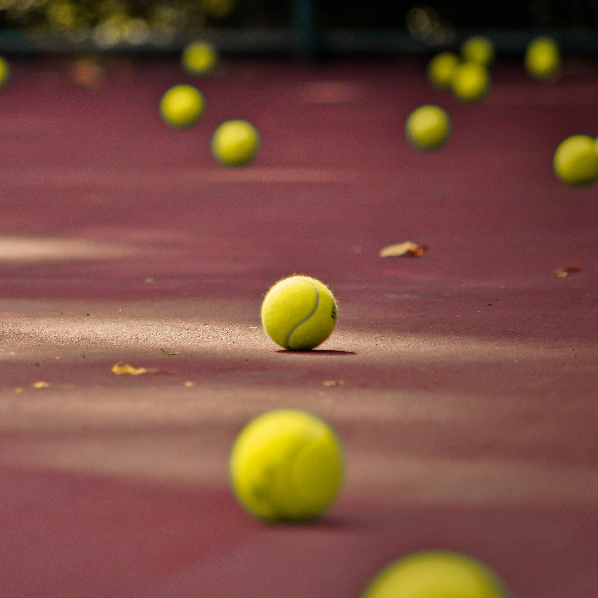 2048x2048 Tennis Ball Wallpaper for iPhone Pro Max, X, 6