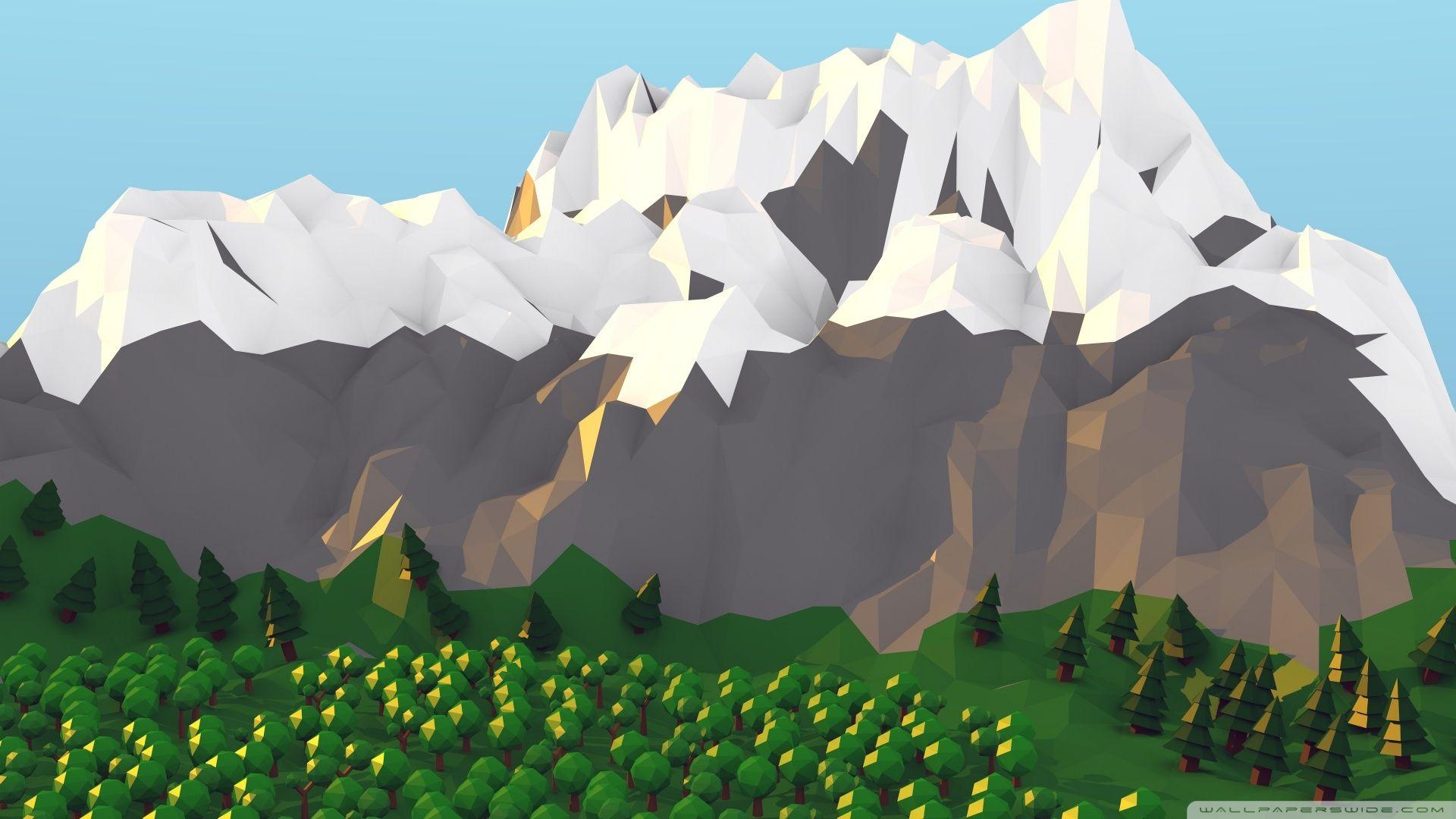 Cartoon Mountain Wallpapers - Top Free Cartoon Mountain Backgrounds