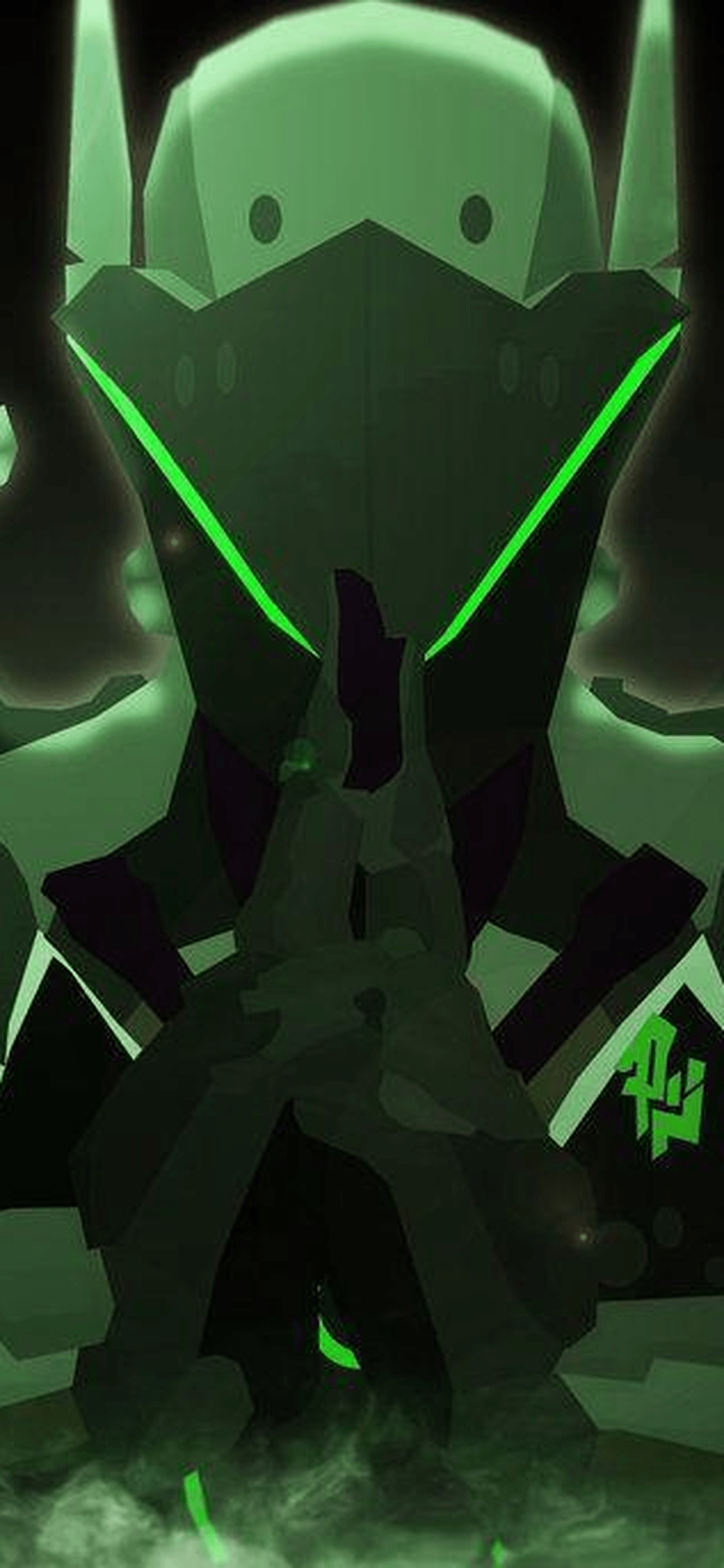 1125x2436 iPhone X Overwatch Genji Offense Ninja Hero Wallpaper : Games